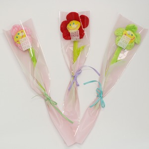 AD 축하 스마일 인형 꽃 만들기 (색상랜덤)