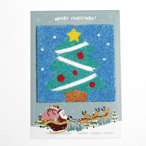 AD 크리스마스 트리 샌드아트 카드 만들기